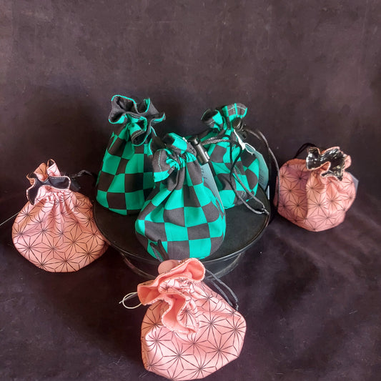 Demon Slayer-Inspired Dice Bag