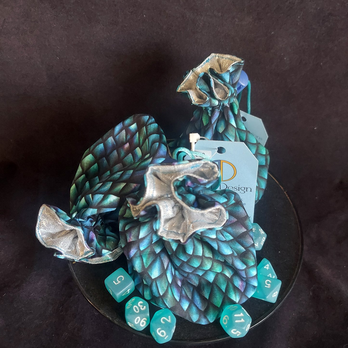 Blue Dragon Dice Bag