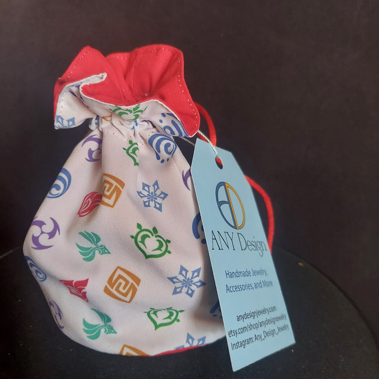 Genshin Impact Visions Dice Bag