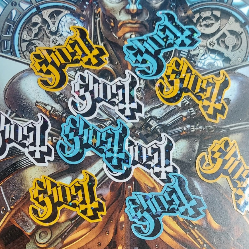 Ghost Logo Sticker - MINI