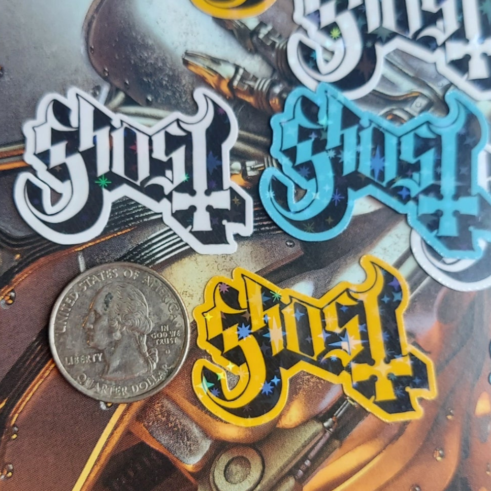 Ghost Logo Sticker - MINI