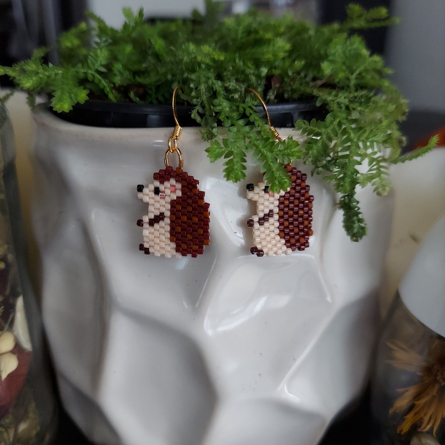 Hedgehog Earrings