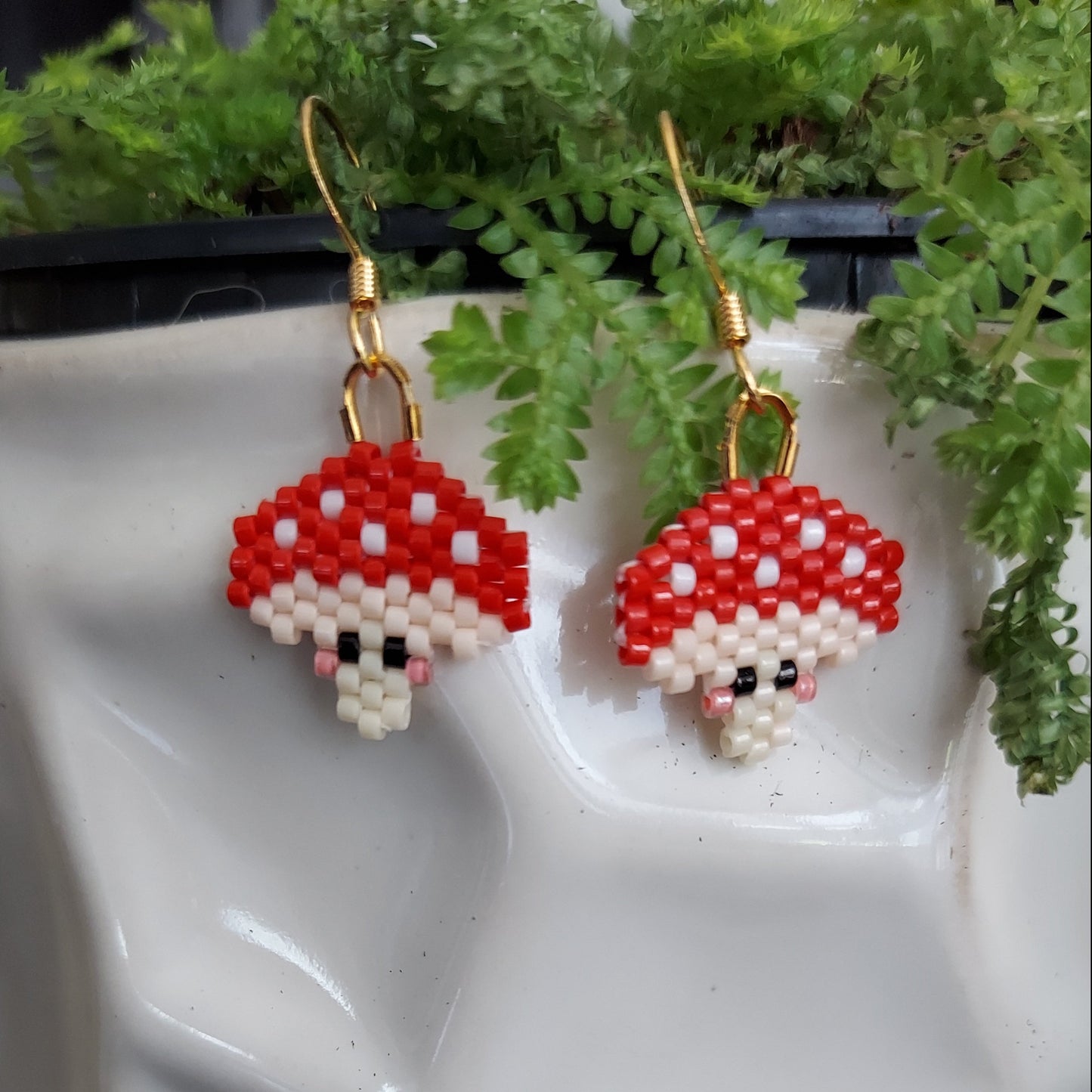 Mushroom Earrings