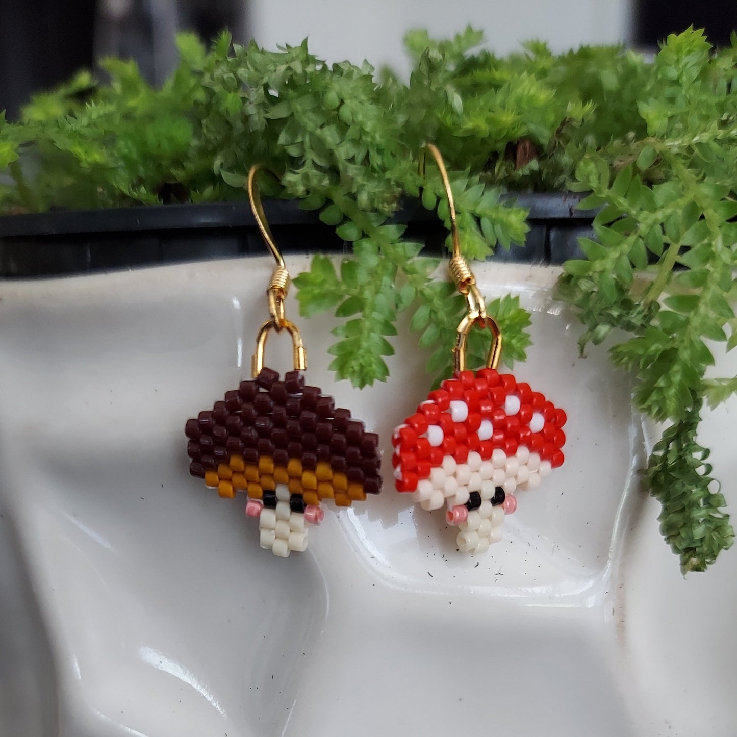Mushroom Earrings