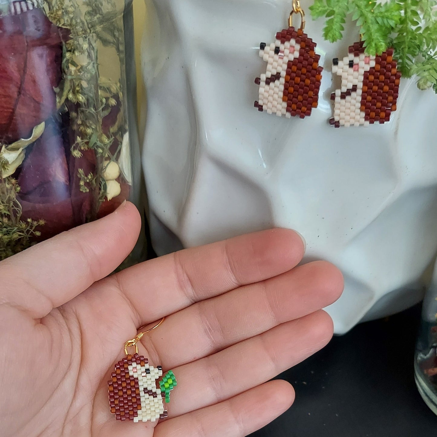Hedgehog Earrings