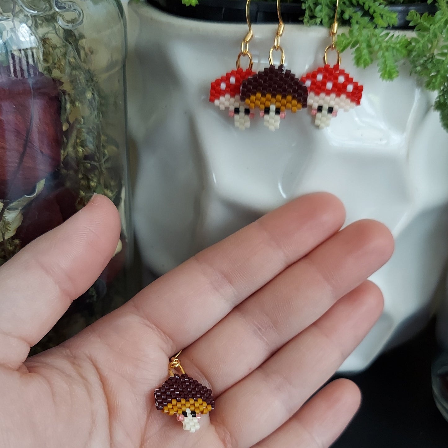 Mushroom Earrings