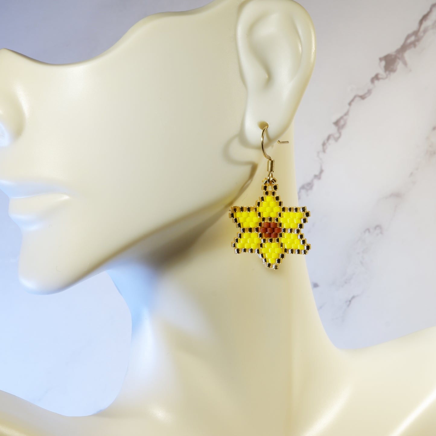 Small Sunflower Earrings