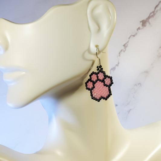 Pawprint Earrings