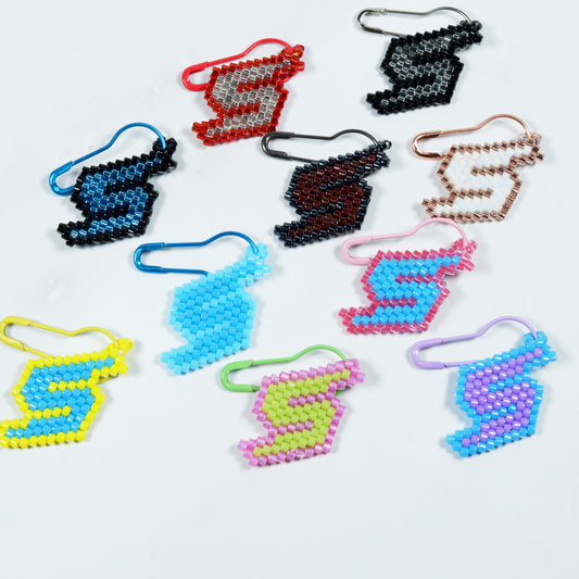 Samus/Metroid-Inspired Stitch Marker