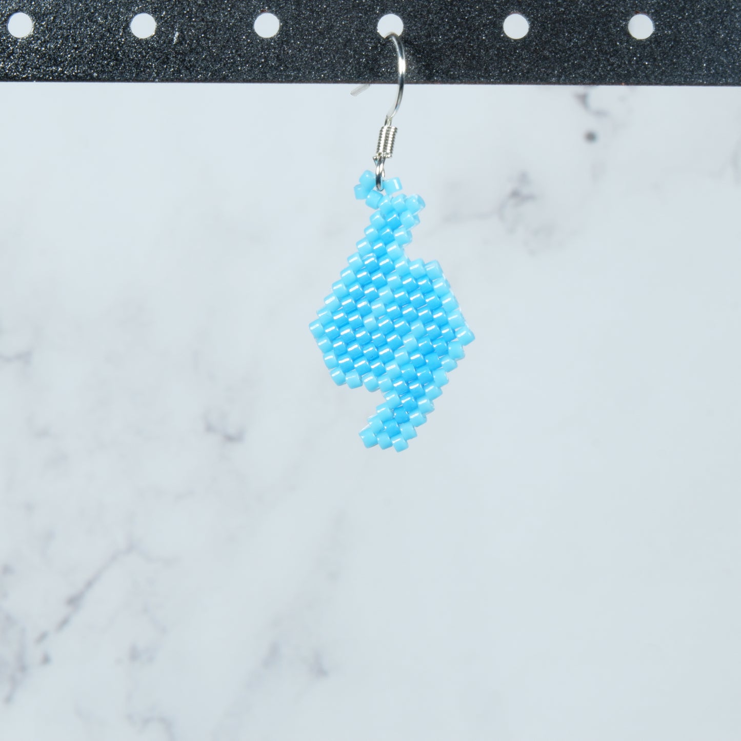 Metroid-Themed Beaded Earrings