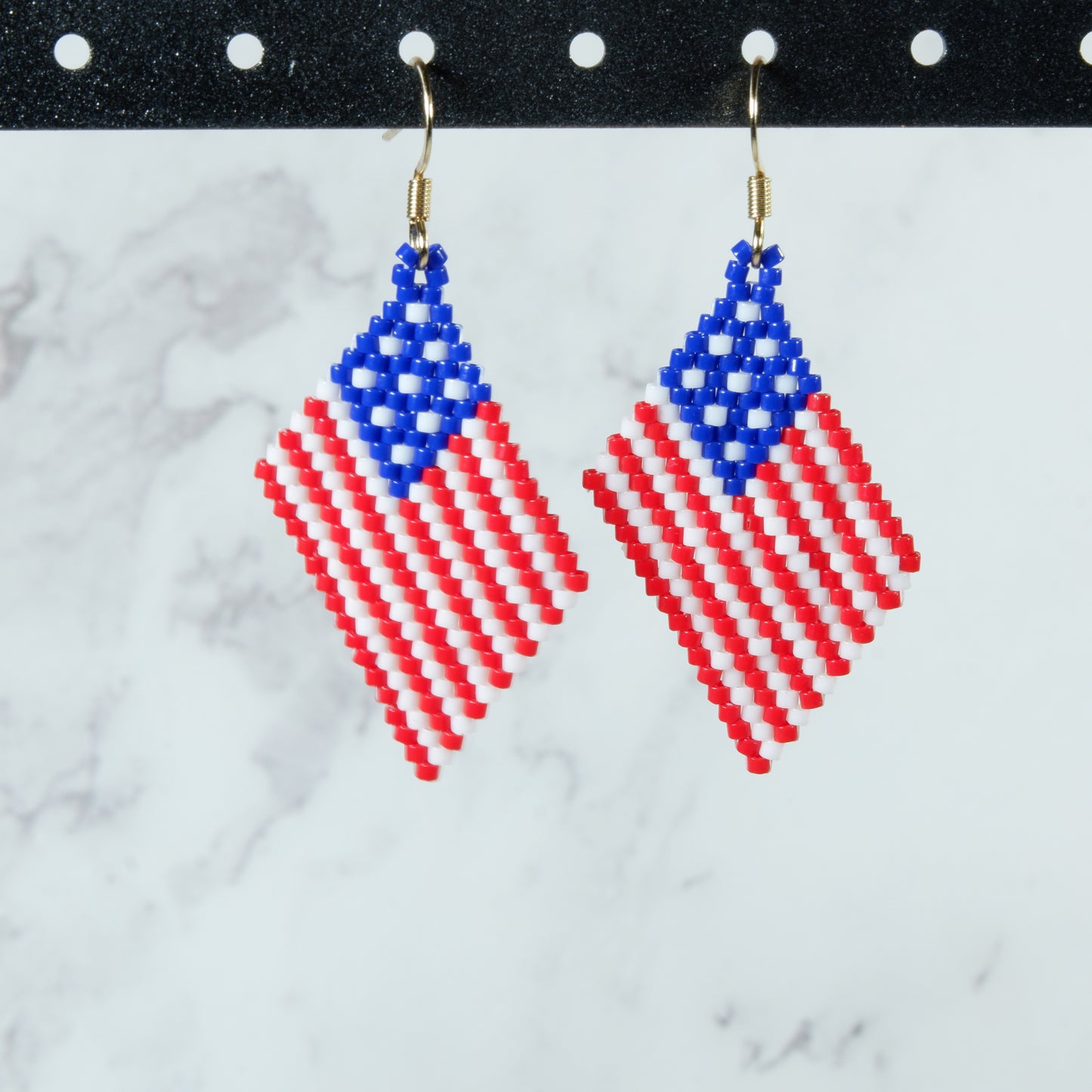 American Flag Earrings