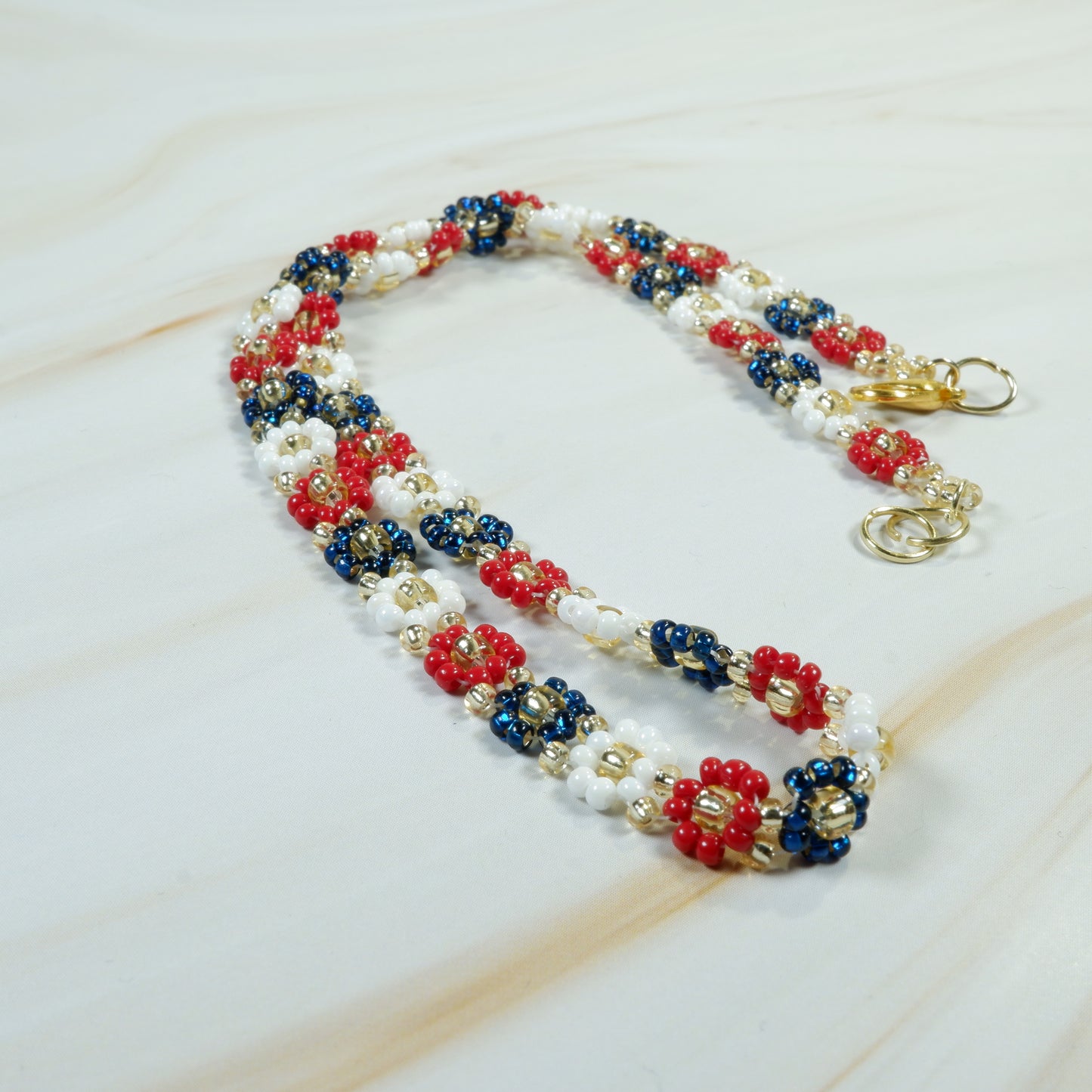 Red White Blue Daisy Chain