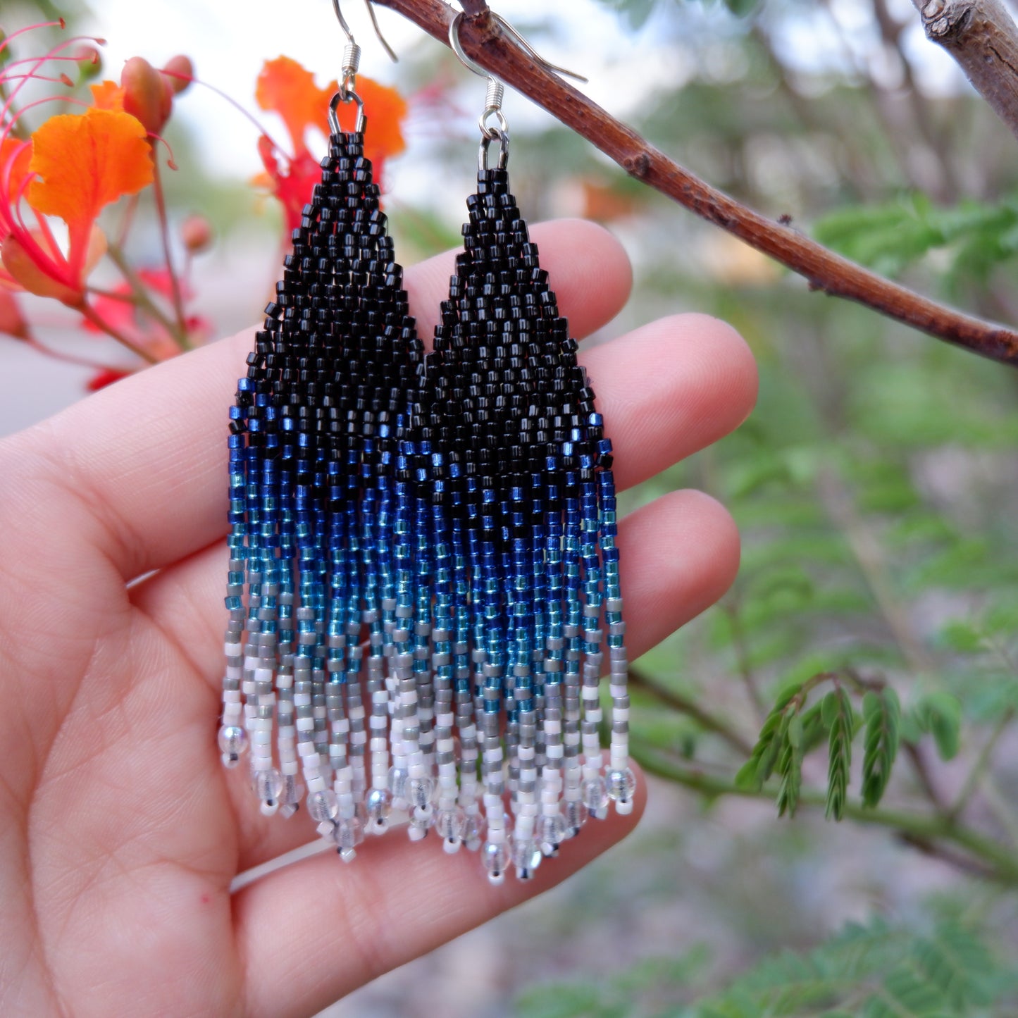 Summer Rain Earrings - Black