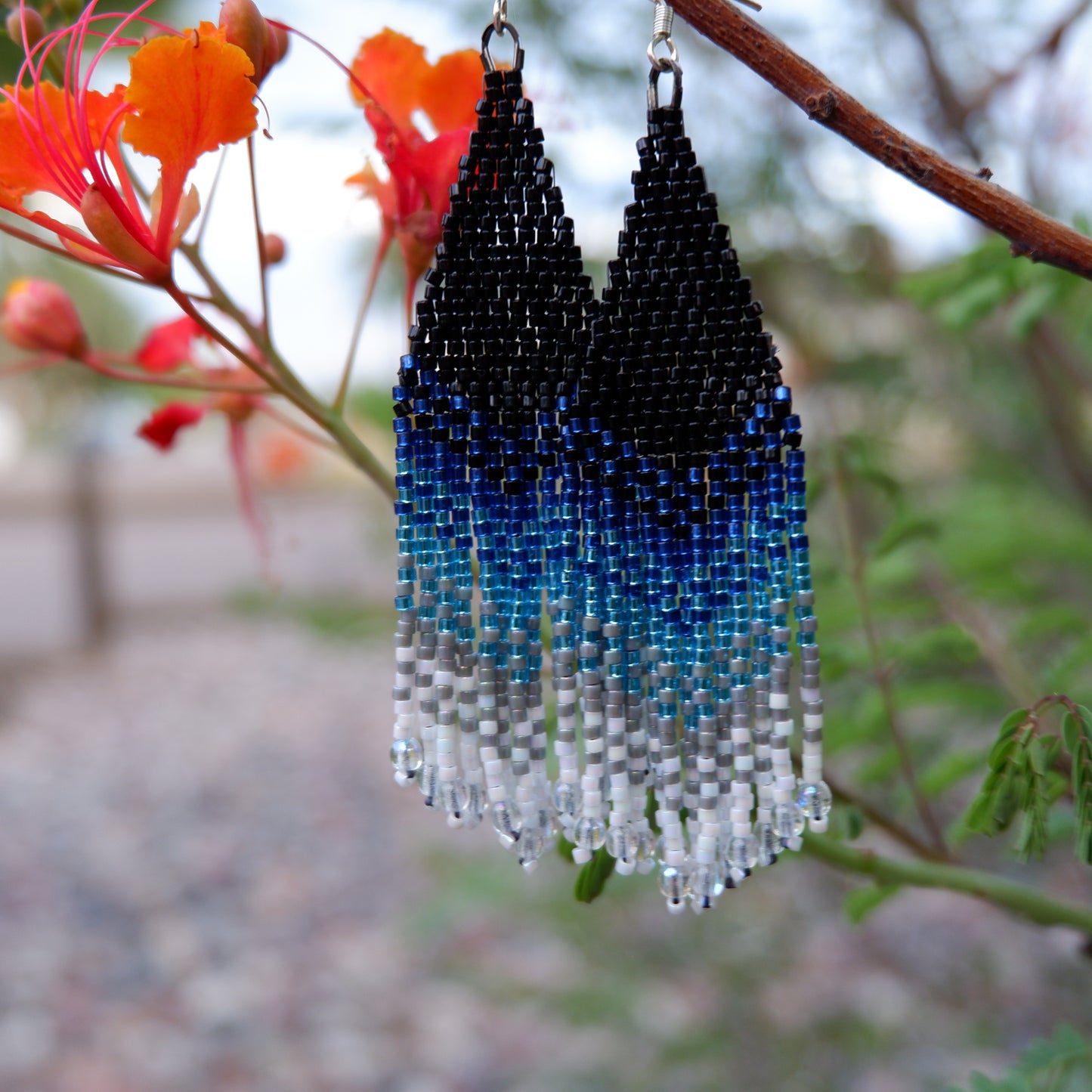 Summer Rain Earrings - Black