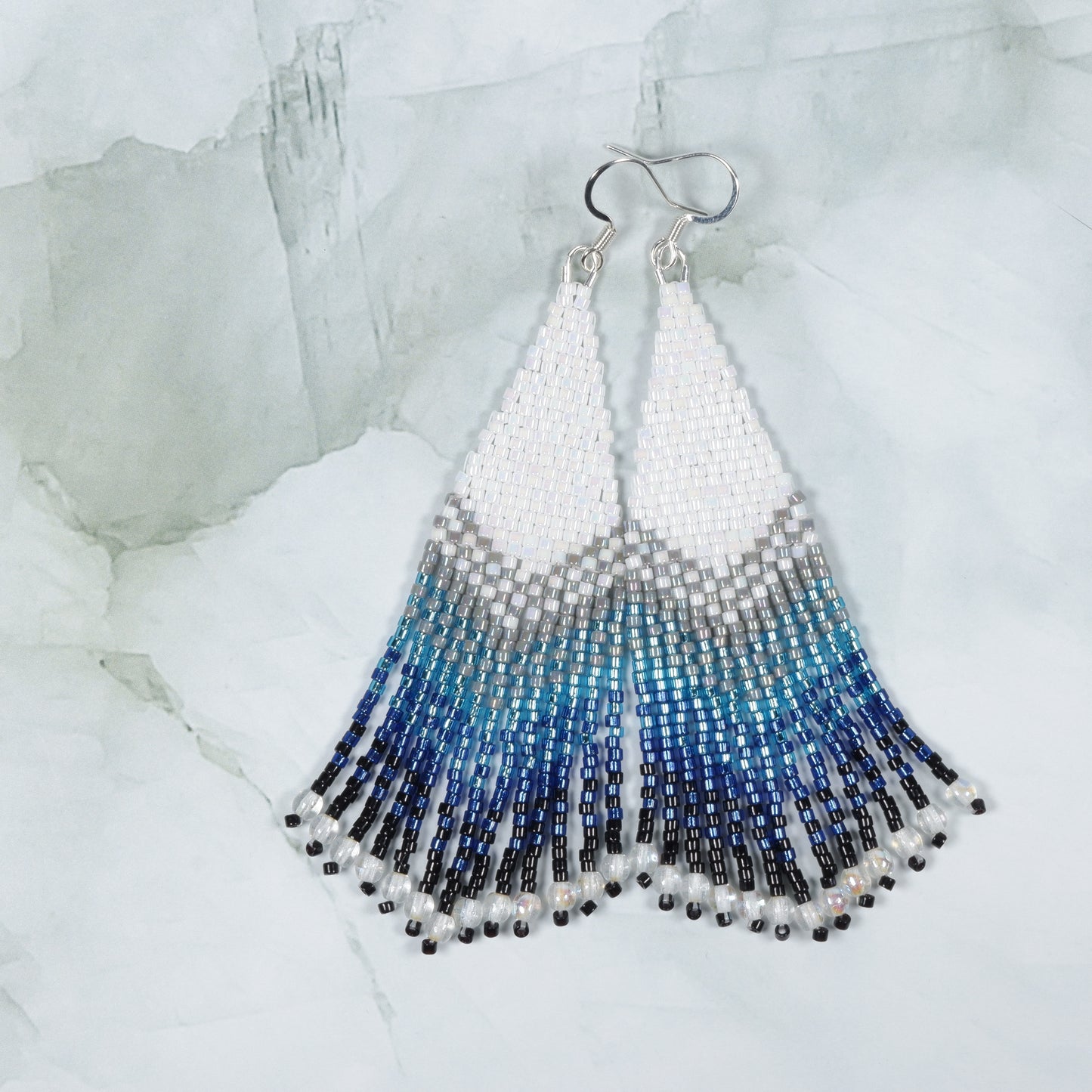 Summer Rain Earrings - White