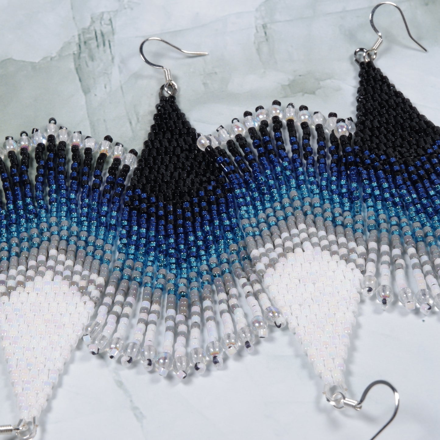 Summer Rain Earrings - White