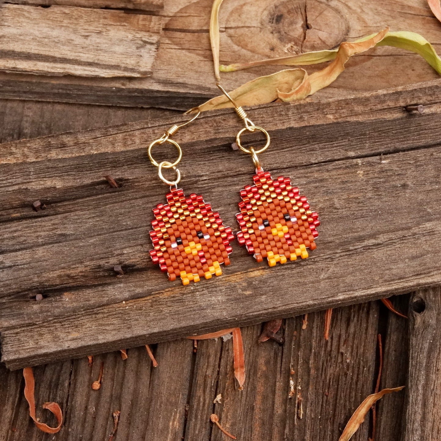 Thanksgiving Turkey Earrings
