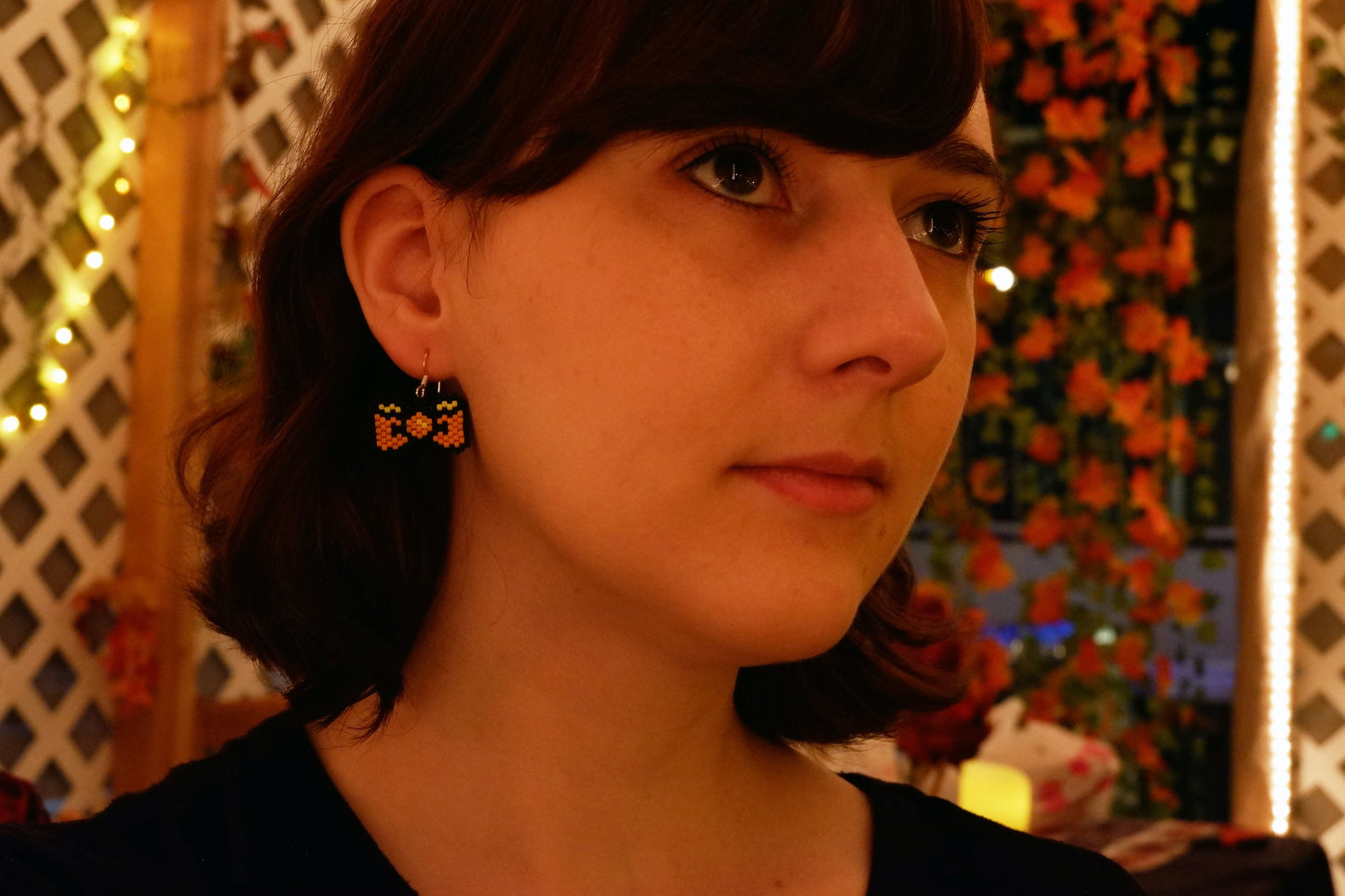 Halloween Bow Earrings
