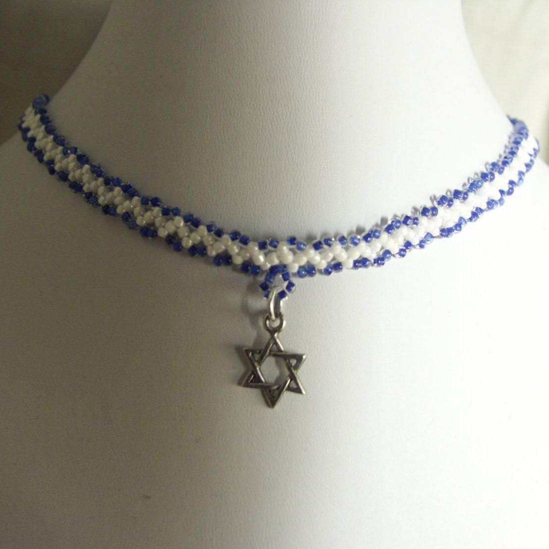 Star of David Choker Necklace