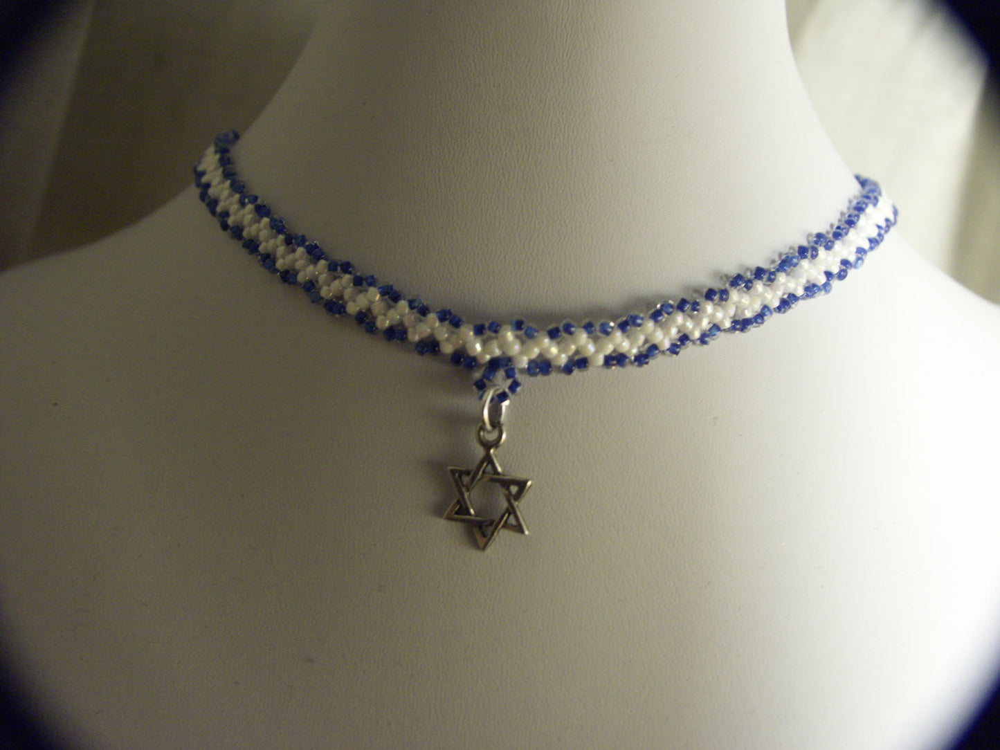 Star of David Choker Necklace