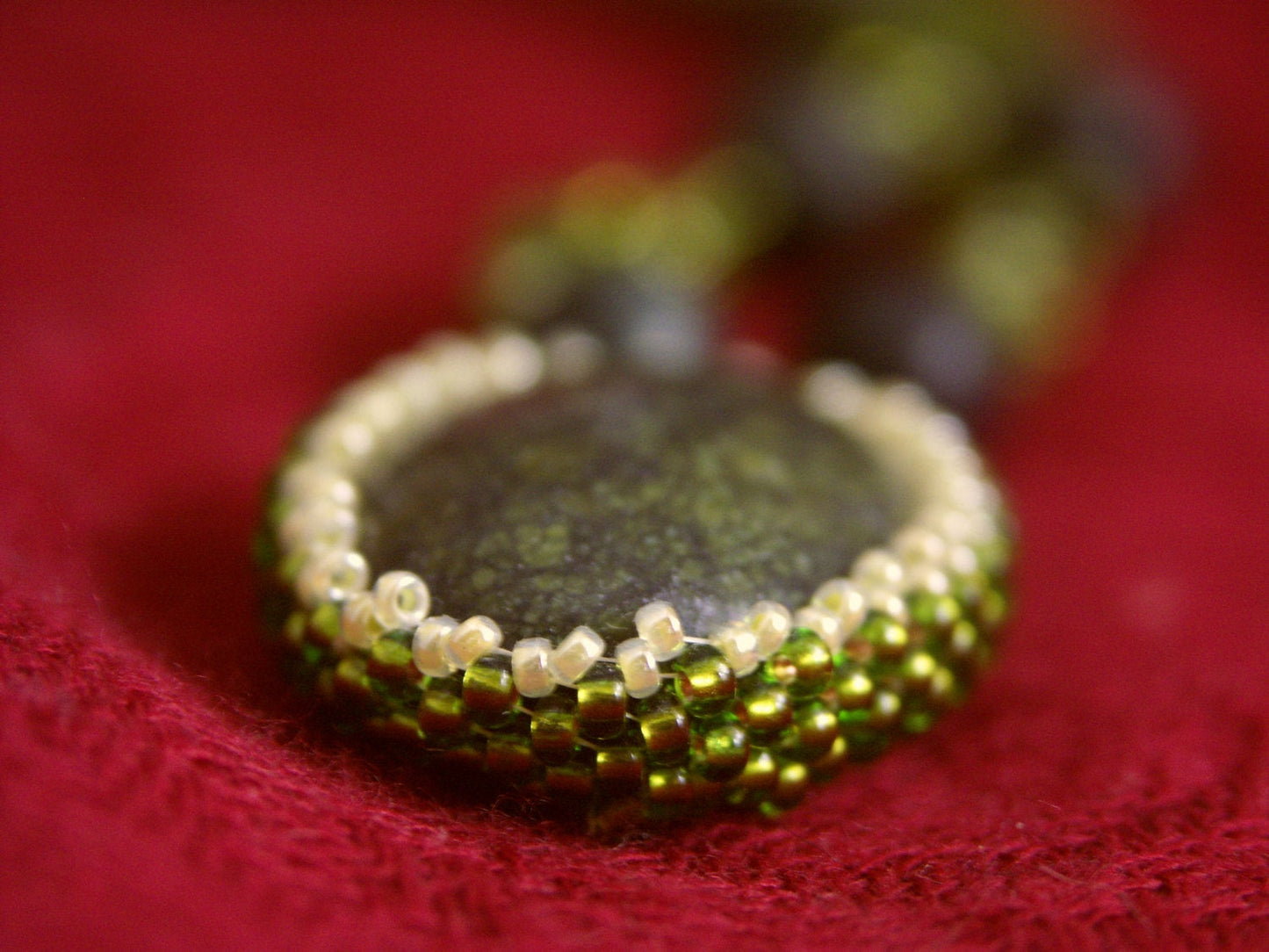 Russian Serpentine Beaded Necklace