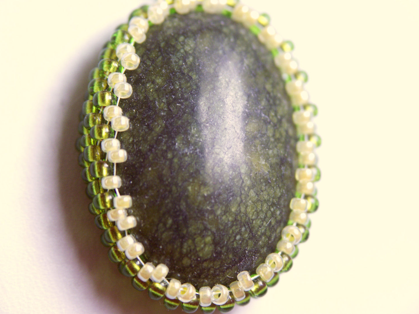 Russian Serpentine Beaded Necklace