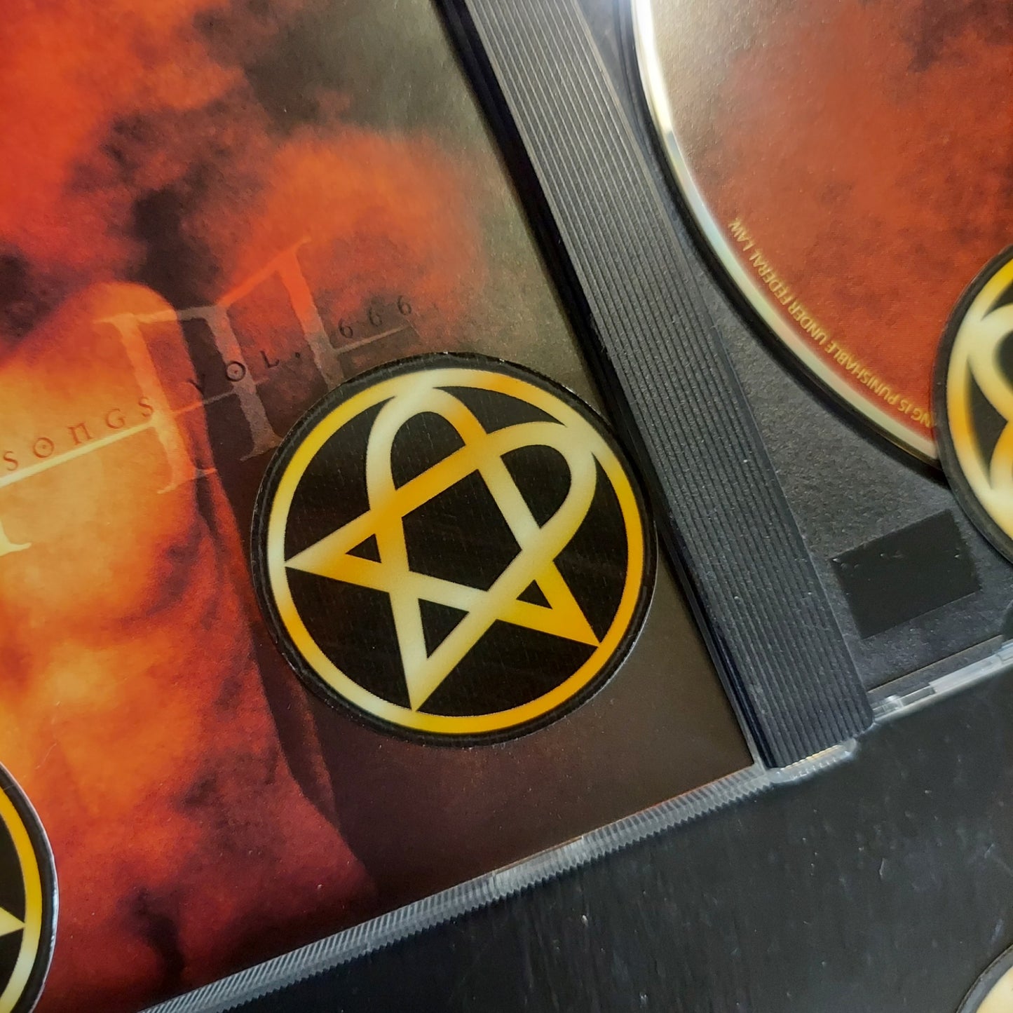 HIM Band Logo Stickers - HIM and Heartagram