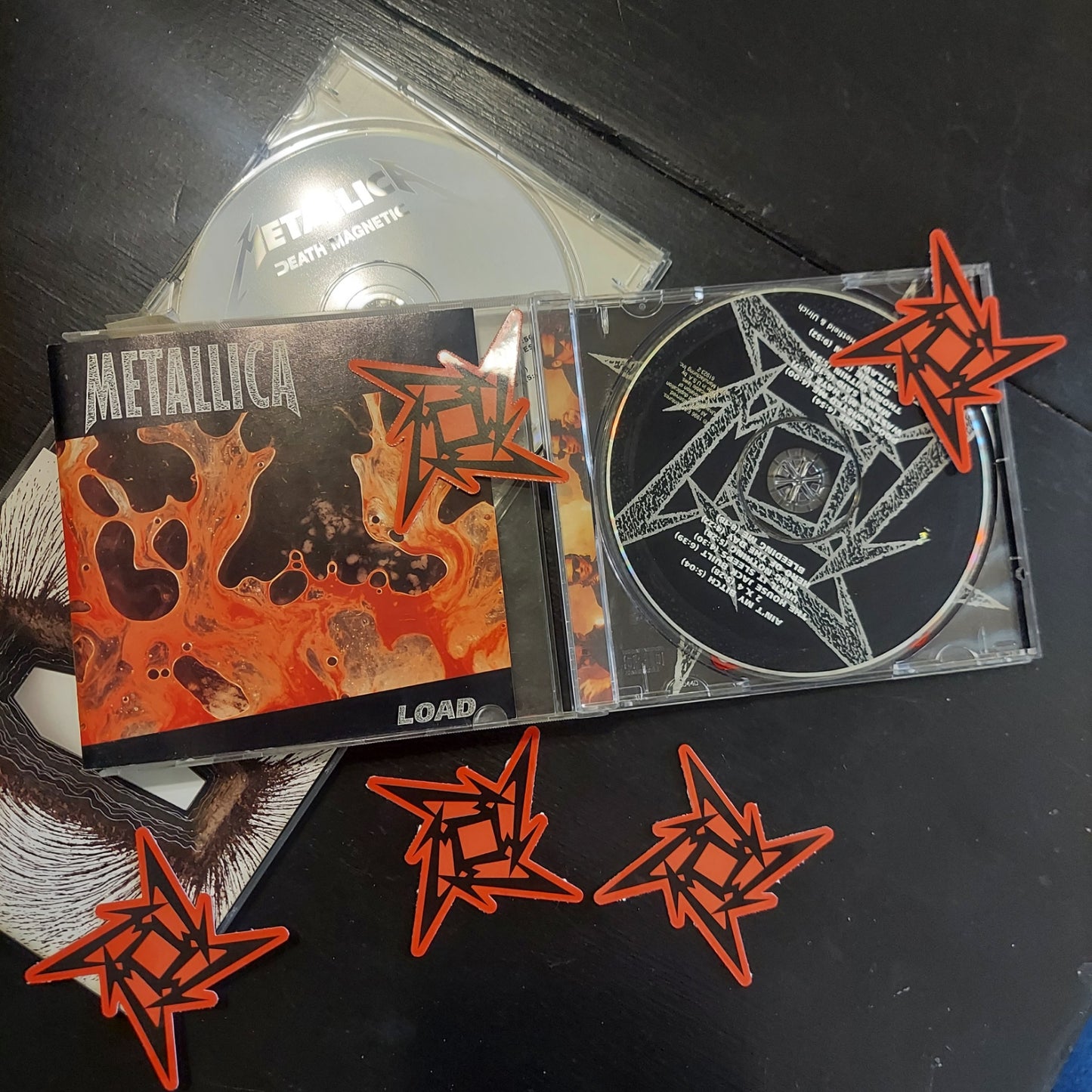 Metallica Ninja Star Sticker - Glossy