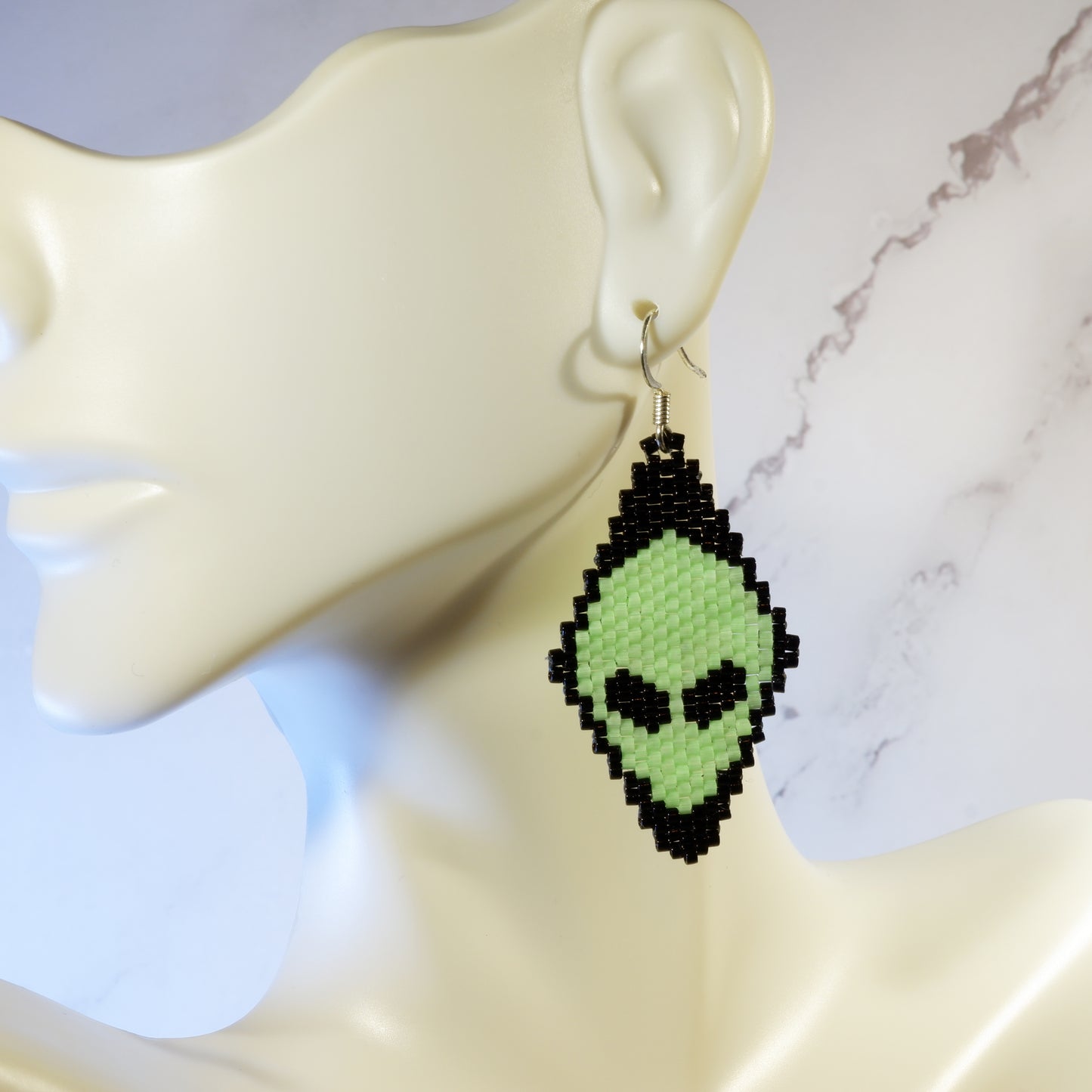 Spooky Alien Earrings