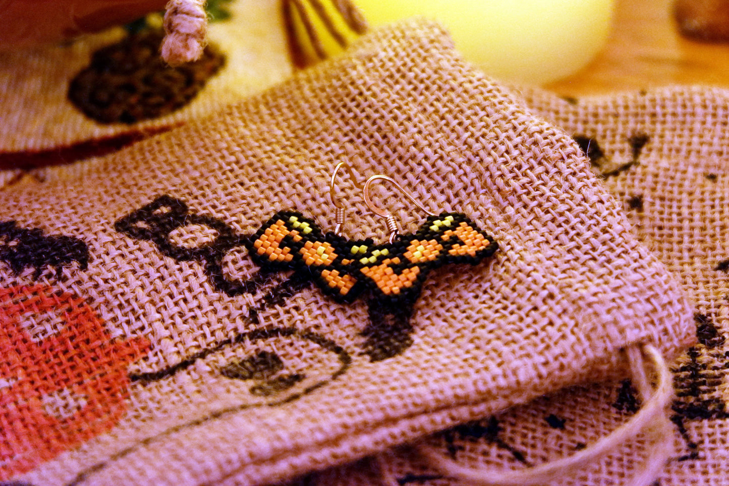 Halloween Bow Earrings