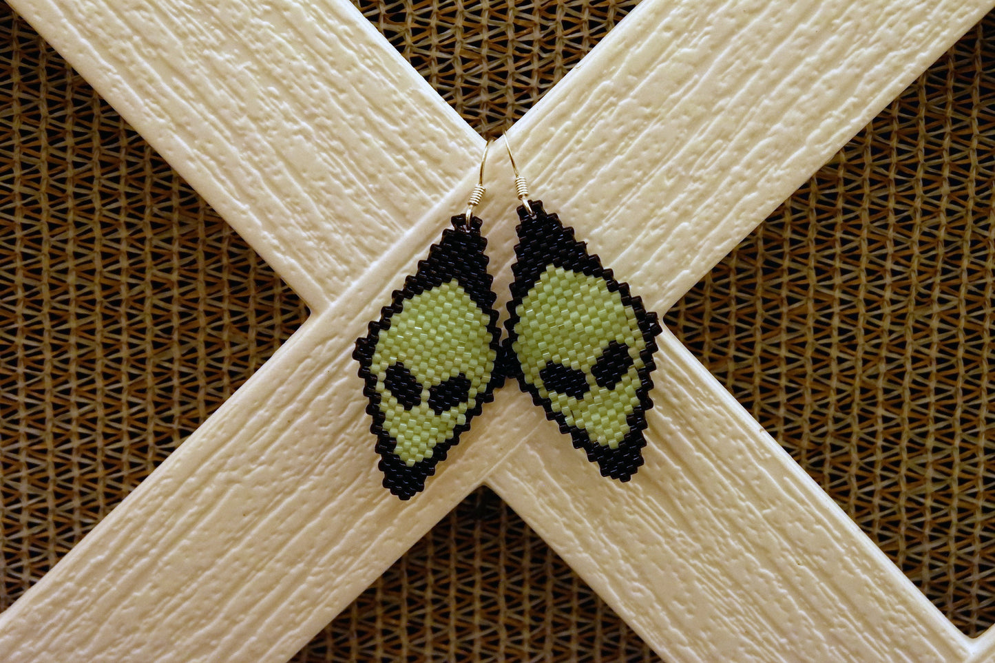 Spooky Alien Earrings